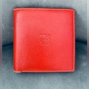 Loewe BiFold Wallet Red
